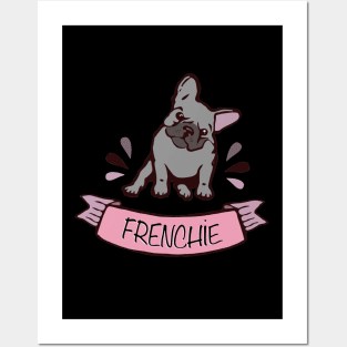 french bulldog for frenchie lover french bulldog color blue grey Posters and Art